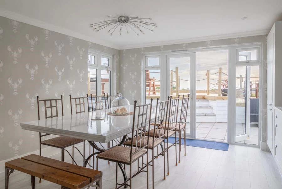 Sea Glass Dining Table