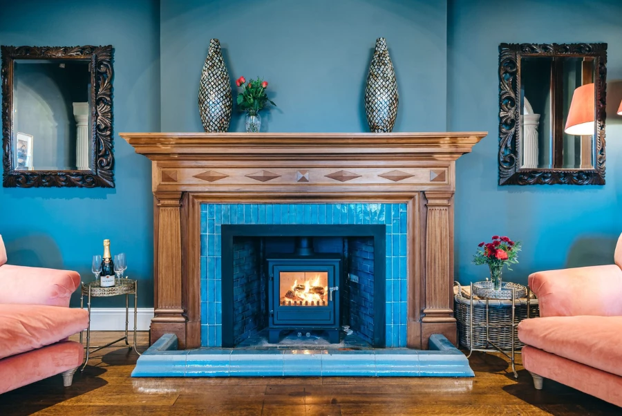 Kingswell House Dining Room Fireplace
