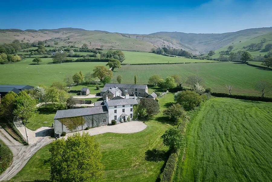Brynglas Manor Aerial View 1