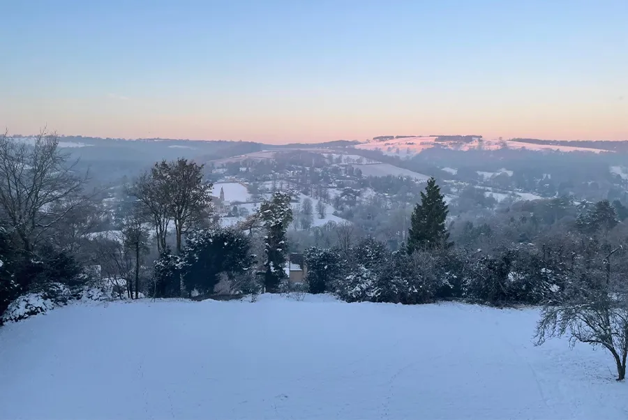 Amberford House Winter View