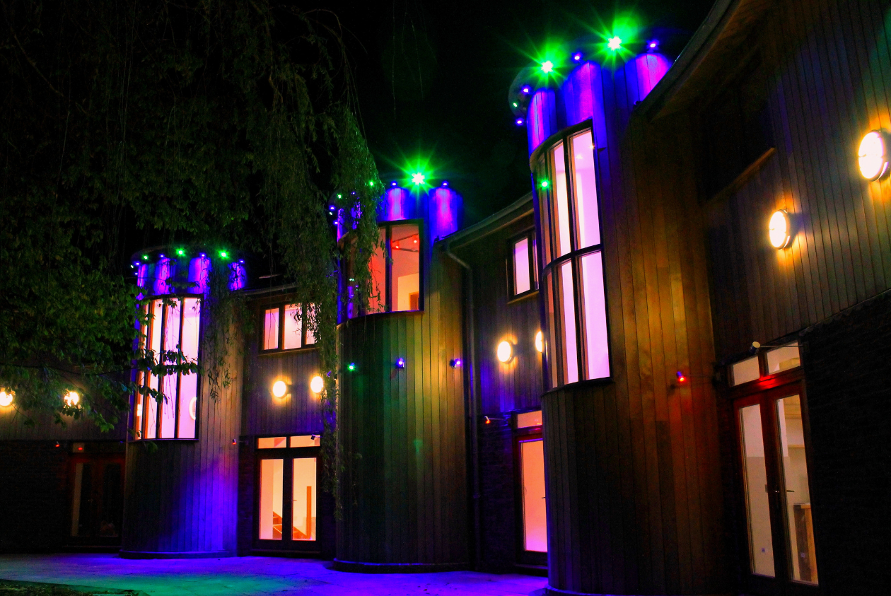 The Crescent Exterior At Night