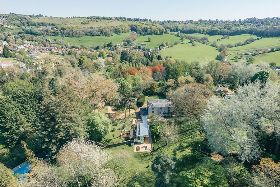 Lionscombe House Aerial View 3