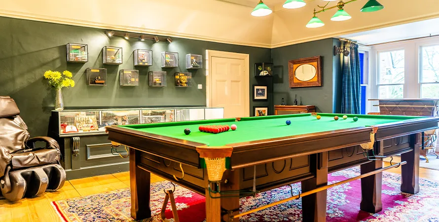 Mendip Manor Billiards Room