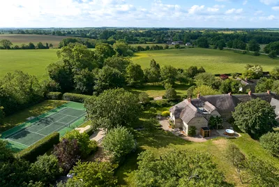 Dornywell Cottage Aerial View 1