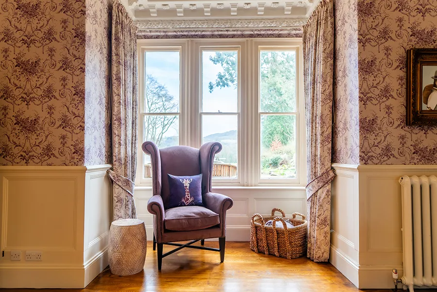 Mendip Manor Purple Lounge 3