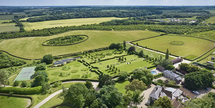 Boleyn Hall Aerial View