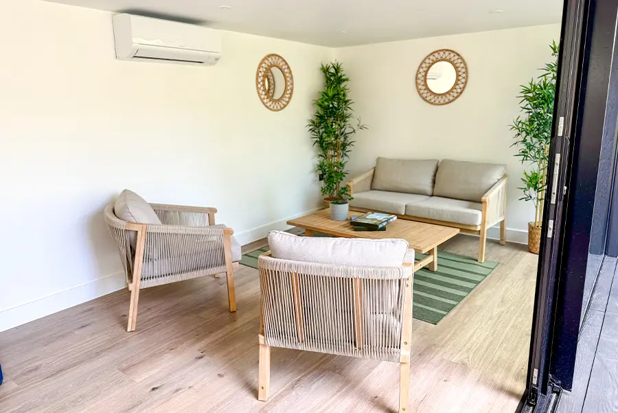 Lynbrook House Garden Room Interior