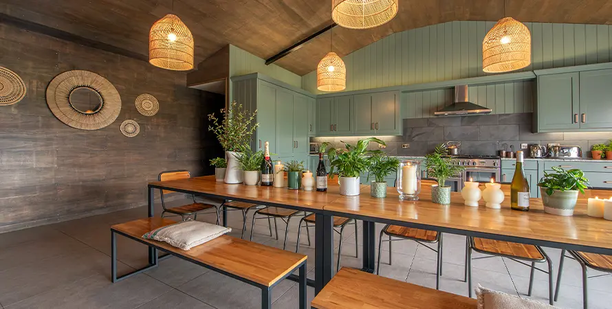 Damson Barn Kitchen Dining Area