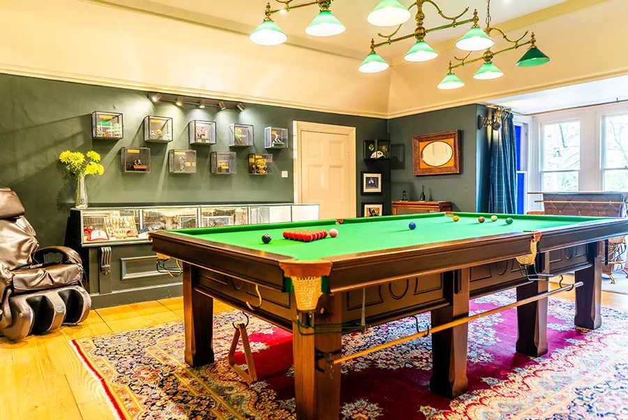 Mendip Manor Billiards Room