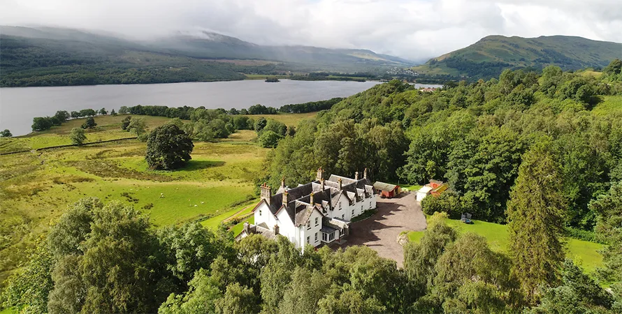 Loch Tay Lodge Aerial View 1