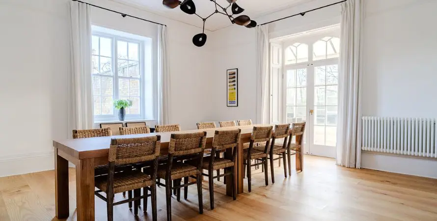 White Gable House Dining Room