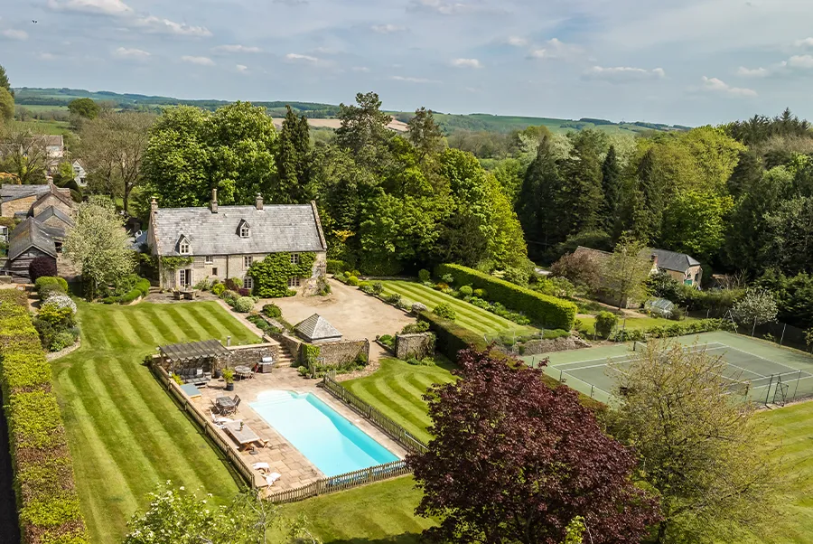Rose Beech Cottage Aerial View 1