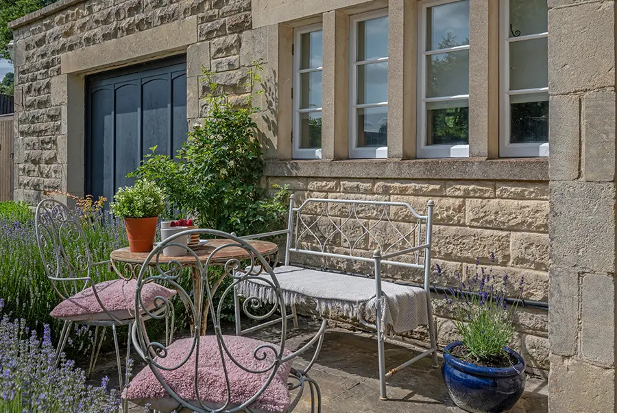 Bannerby Lodge Front Terrace