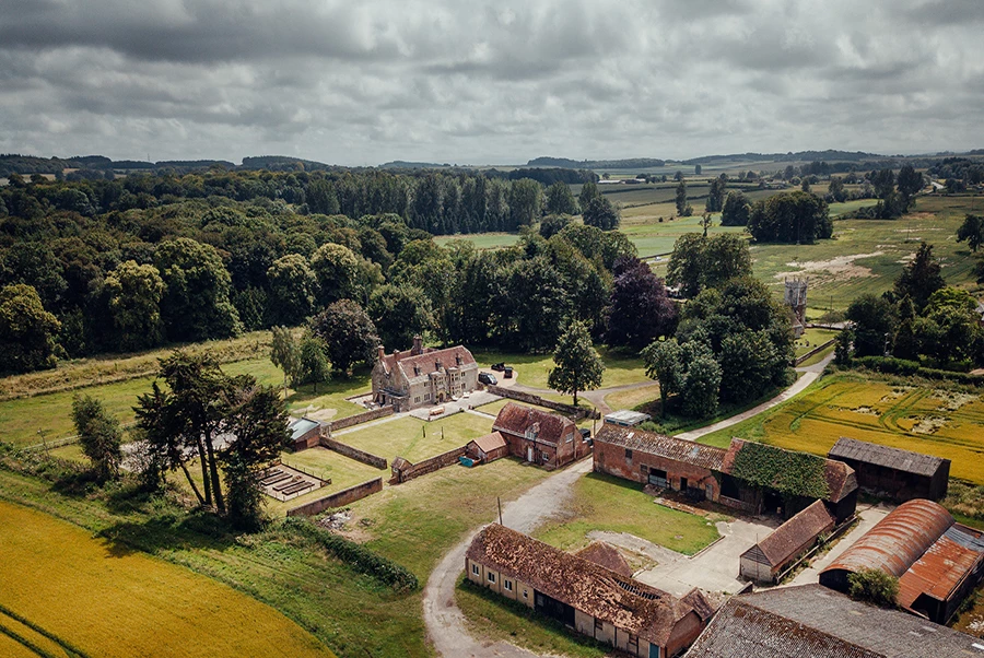 Charborne Manor Aerial View