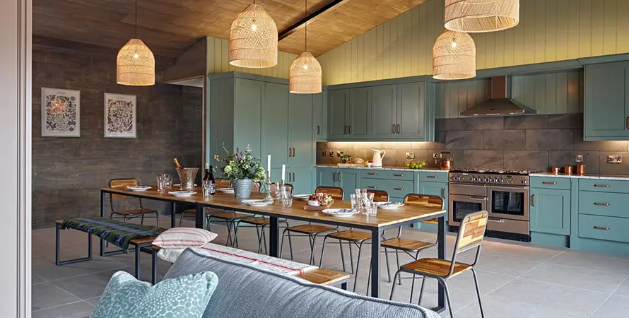 Damson Barn Kitchen Dining Area