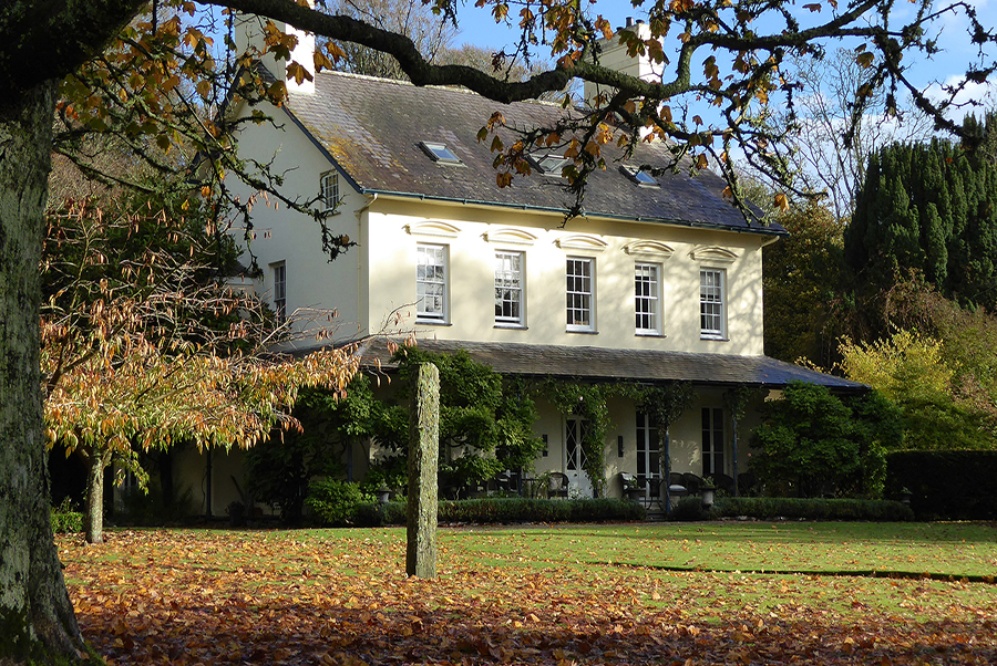 Bromfield Hall Exterior In Autumn 1