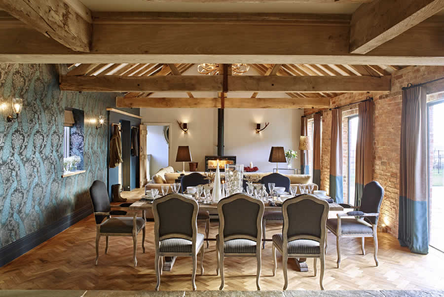 Castlemorton Barns Stables Dining Room