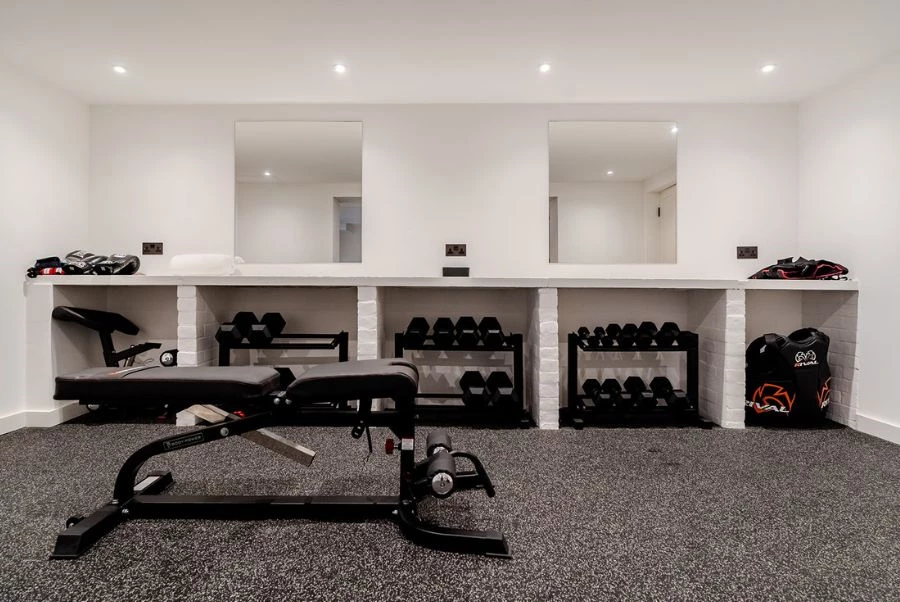 White Gable House Gym 1