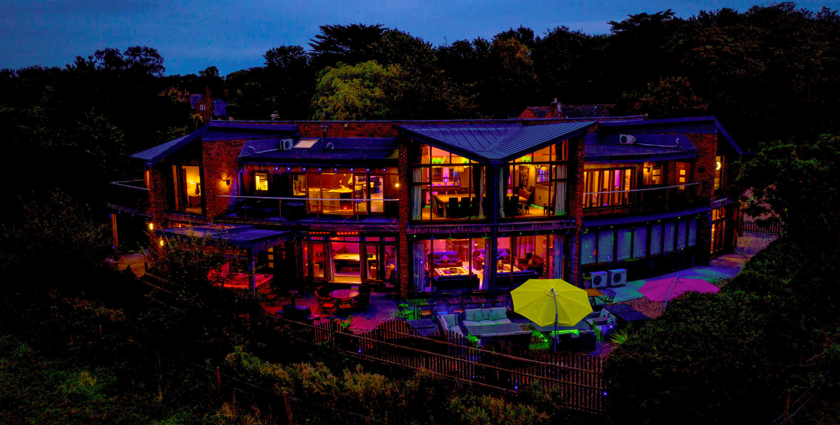 The Crescent Exterior At Night