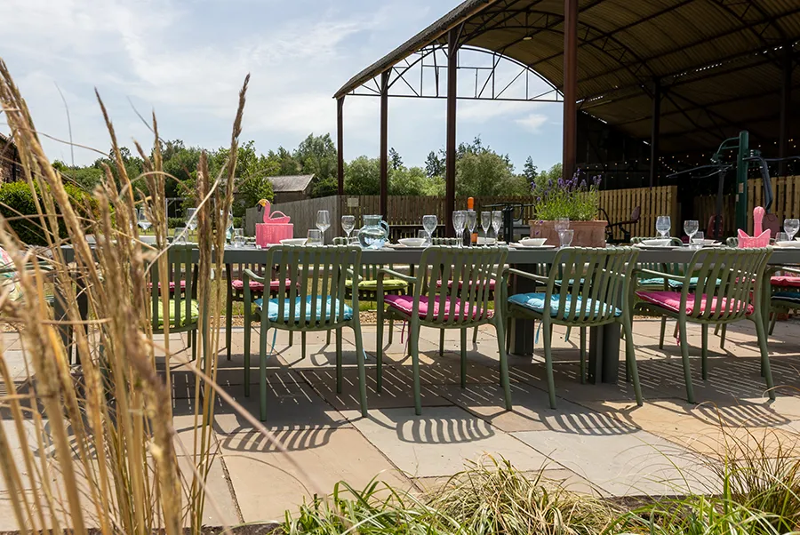 Highvale Barn Alfresco Dining 2