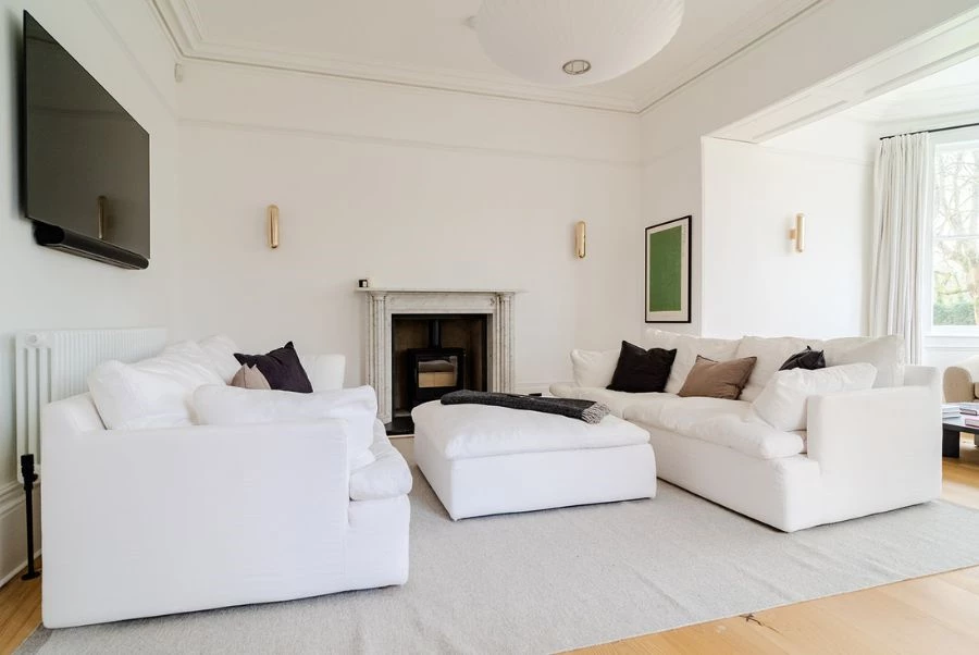 White Gable House Living Room 1