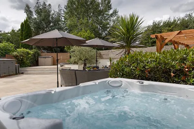 Olive Tree House Hot Tub 1