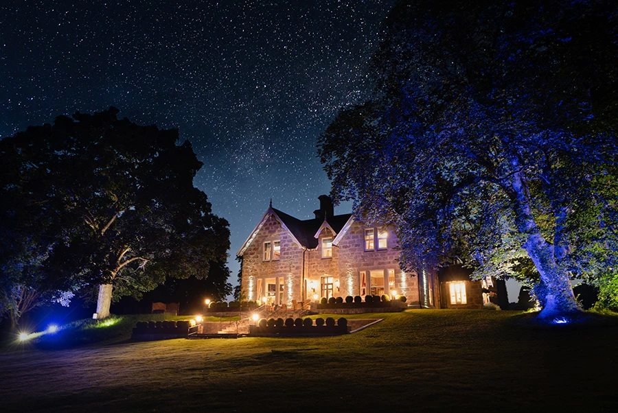 Cromarty House Exterior At Night