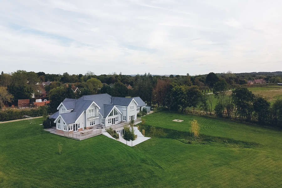 Meon House Aerial View