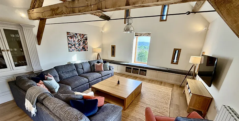 The Retreat Barn Living Area 2