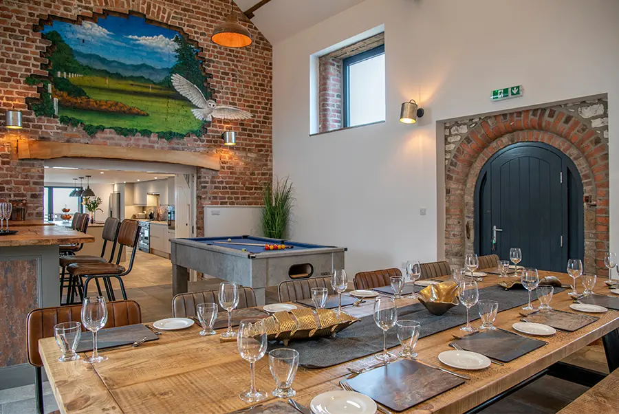 Highvale Barn Dining Area 2