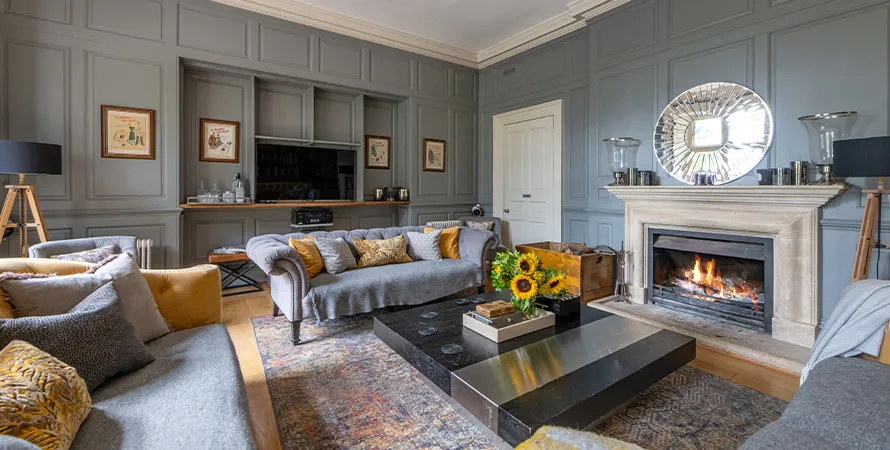 Haygrass House Library TV Room