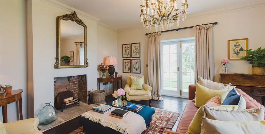 Greenmarsh Farm Drawing Room