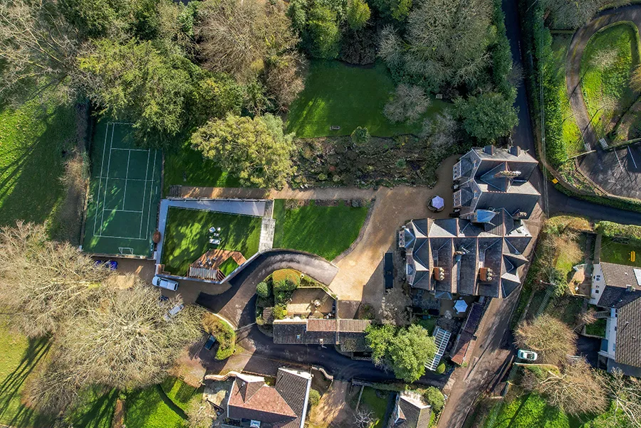 Mendip Manor Aerial View 2