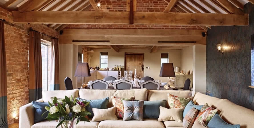 Castlemorton Barns Living Room