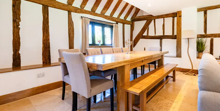 Abbeyside Barn Dining Area