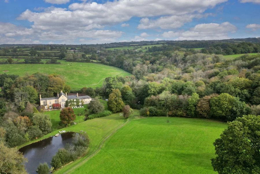 Rackenford Estate Aerial View 1