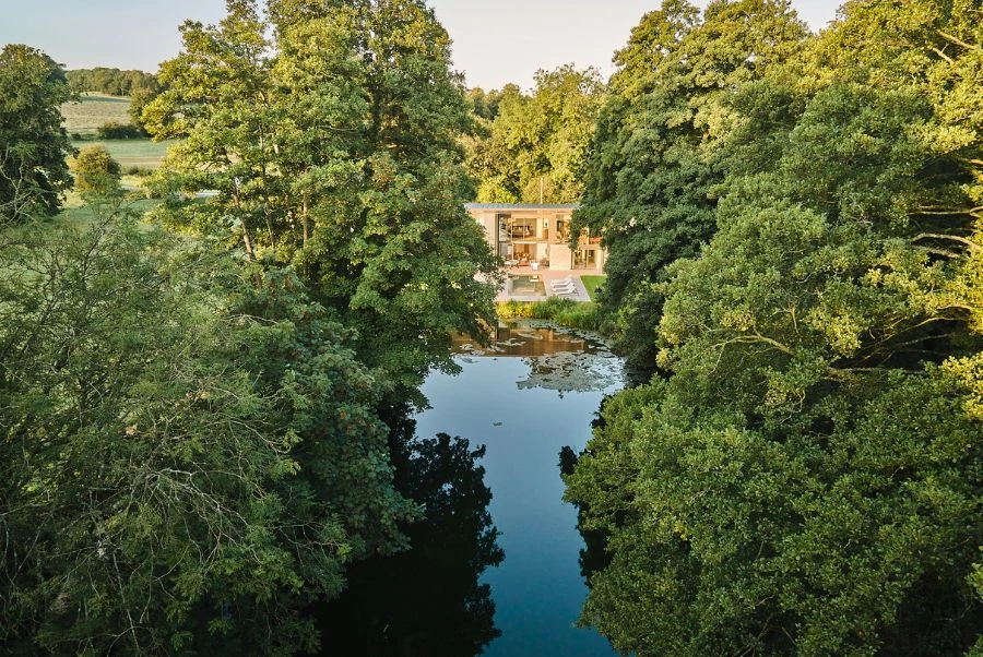 Chalkstream Retreat Lake