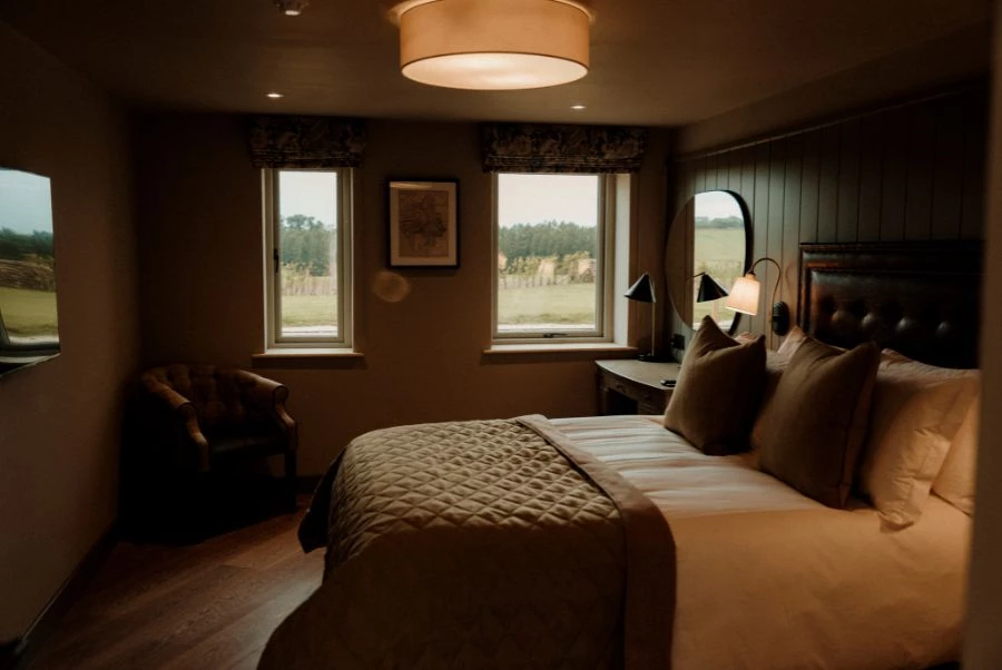 Catlin Estate Pole Barn Ground Floor Bedroom