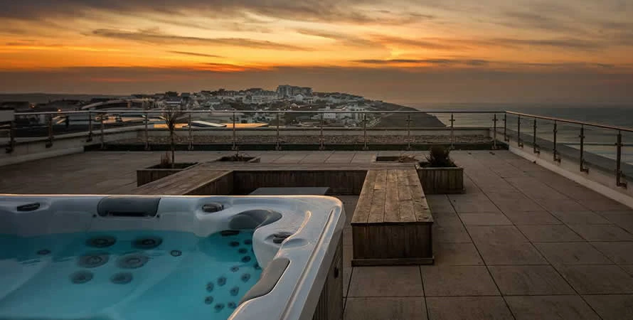Pentire House Hot Tub