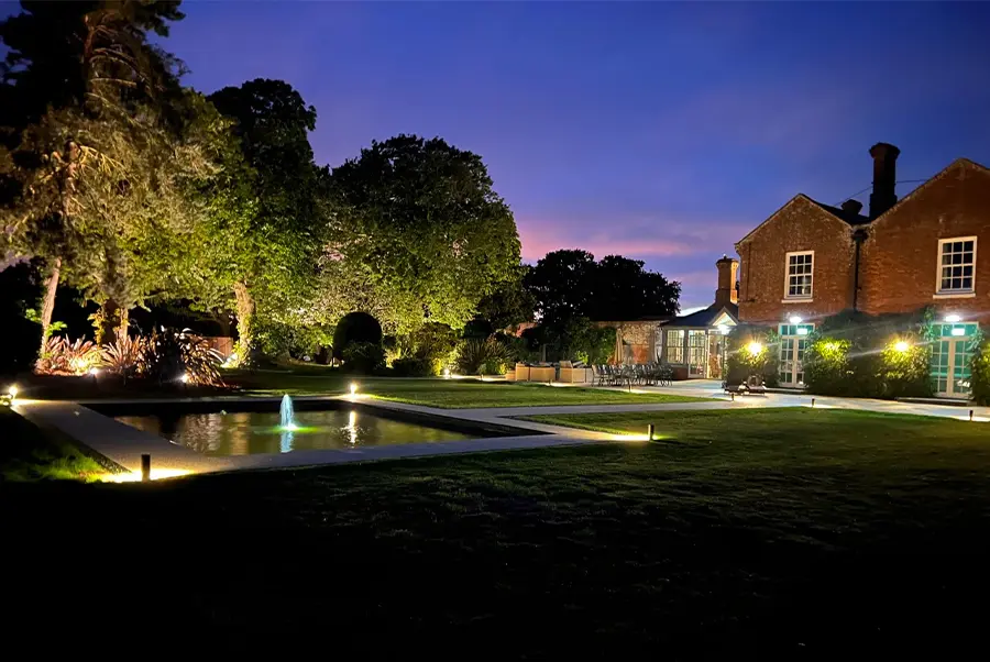 Windmill View Exterior At Night