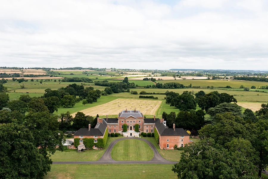 Combe House Aerial View 1