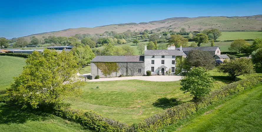 Brynglas Manor Aerial View