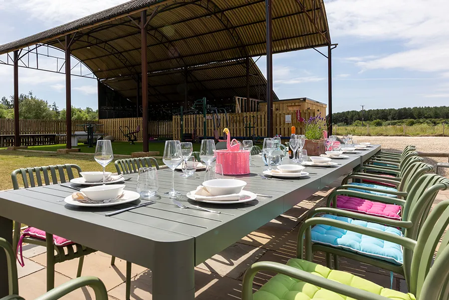 Highvale Barn Alfresco Dining 3
