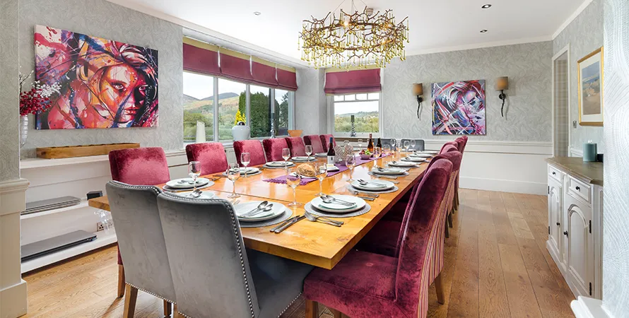 The Georgian Lakehouse Dining Room