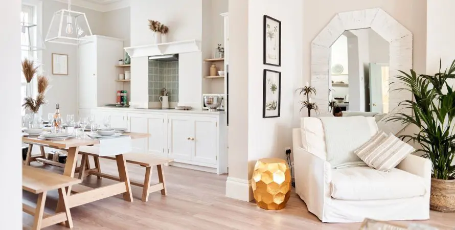 Sandshore House Kitchen Living Area