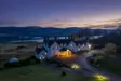 Loch Tay Lodge Exterior At Night
