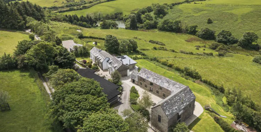 Tregulland Aerial View