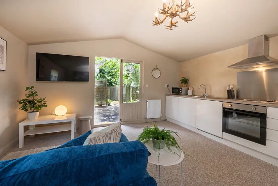 Bannerby Lodge Hideaway Lodge Living Area 2